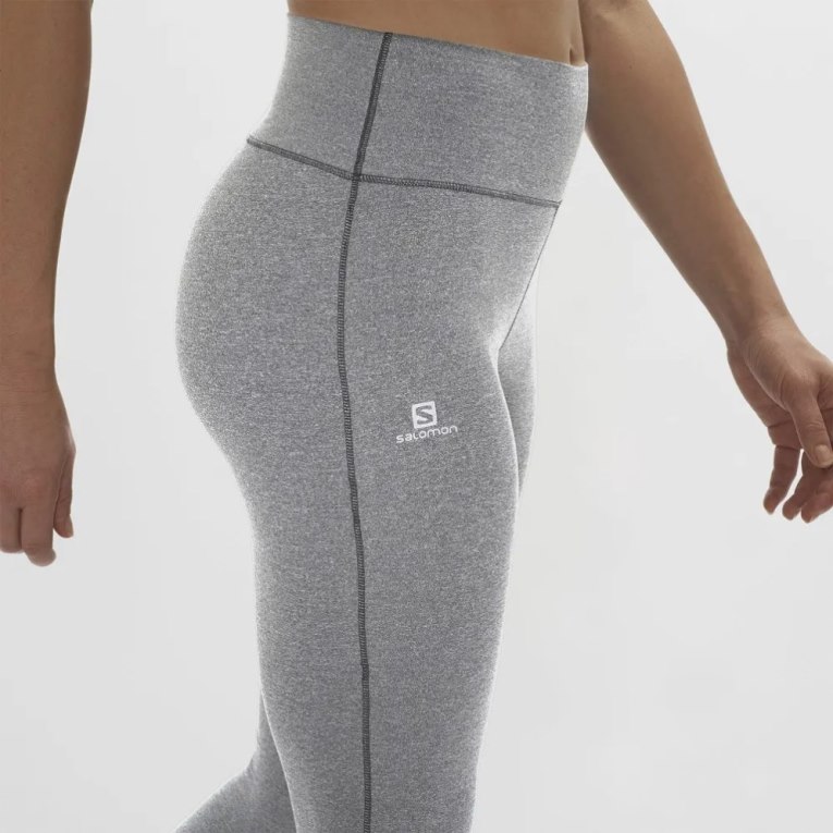 Calça Legging Salomon Essential Warm Feminino Cinzentas | PT M75143